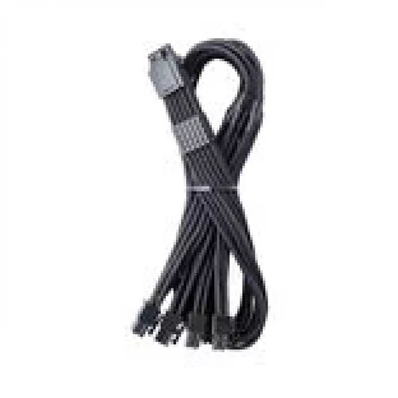 CableMod C-Series Pro ModMesh 16‑Pin auf 4×8‑Pin gesleevtes Stromkabel für Corsair Type 4 & 3 Netzteile, 60 cm, schwarz