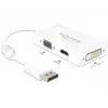 Kabel DeLOCK 0,16m DisplayPort VGA HDMI DVI-D