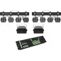 Lichtset EUROLITE KLS-180 LED 2x + WF-40 LED 2x mit DMX-Controller