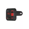 SAVIO FM-Sender, Bluetooth 5.3, QC 3.0-Ladegerät, LED-Display, Bass Boost, TR-15, schwarz