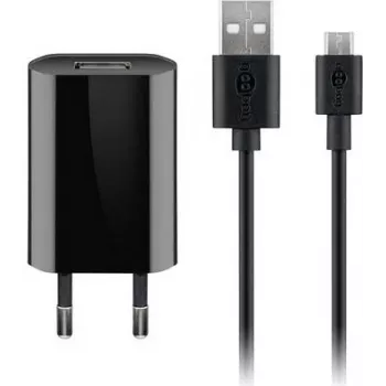 Goobay 44982 Ladegerät für Mobilgeräte Innenbereich Schwarz (44982)