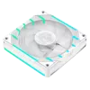 GAMEMAX TORNADO T12 ARGB-RW 120mm Weißer Reverse-Blade-Gehäuselüfter