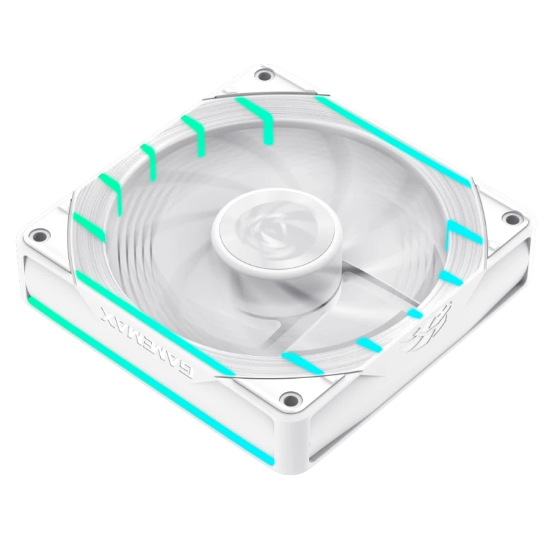 GAMEMAX TORNADO T12 ARGB-RW 120mm Weißer Reverse-Blade-Gehäuselüfter