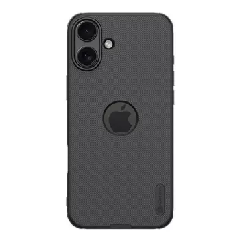 Schutzhülle Nillkin für iPhone 16 Plus Super Frosted Pro — schwarz, schlanke Hartschale