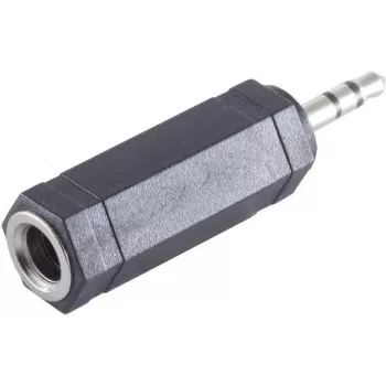 Kabeladapter ShiverPeaks BS57050 3,5 mm auf 6,3 mm Schwarz