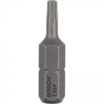 Bosch Schrauberbit extrahart, 3 Stk., Torx, T10, Stahl, T10, 25 mm