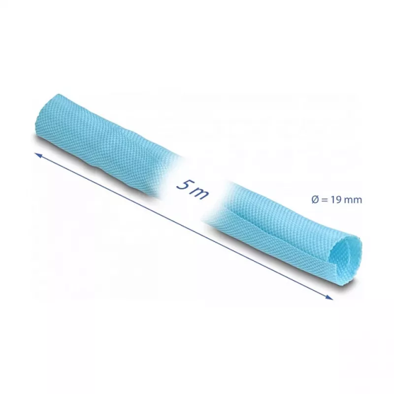 Kabelmantel DeLOCK 20882 Blau 2 cm Polyester 5000 mm