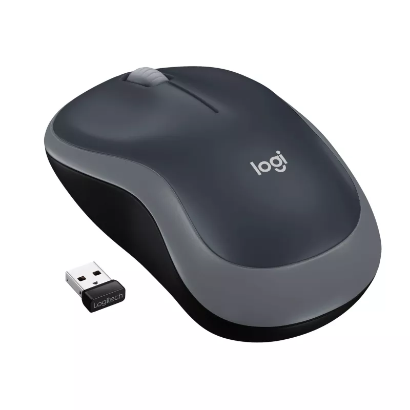 Logitech M185 Kabellose Optische Maus Beidhändig Grau 910-002238