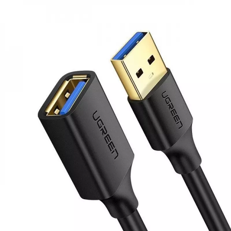 Ugreen-Verlängerungskabel-Adapter USB 3.0 (Buchse) auf USB 3.0 (Stecker) 2 m (schwarz)