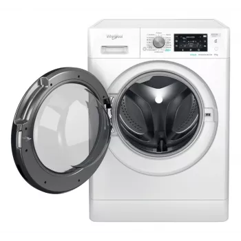 WHIRLPOOL Waschmaschine FFD 9489 BV EE, 9kg, 1400 U/min, Energieklasse A, Tiefe 63 cm, Invertermotor, schwarze Türen