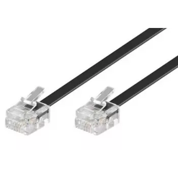 Telefonkabel Microconnect MPK186 RJ11 RJ11 6 m Schwarz