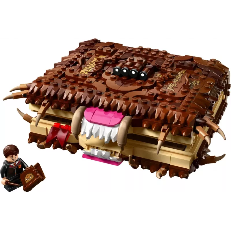 LEGO Harry Potter Spielset Monsterbuch der Monster 76449 — 518 Teile, 1 Minifigur, ansteckbare Zähne