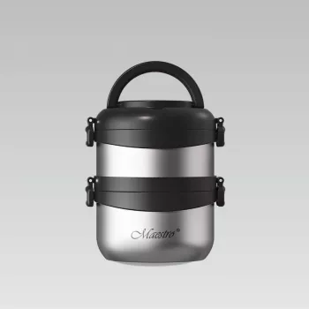 Maestro MR-1635-150 Thermoskanne schwarz, Stahl