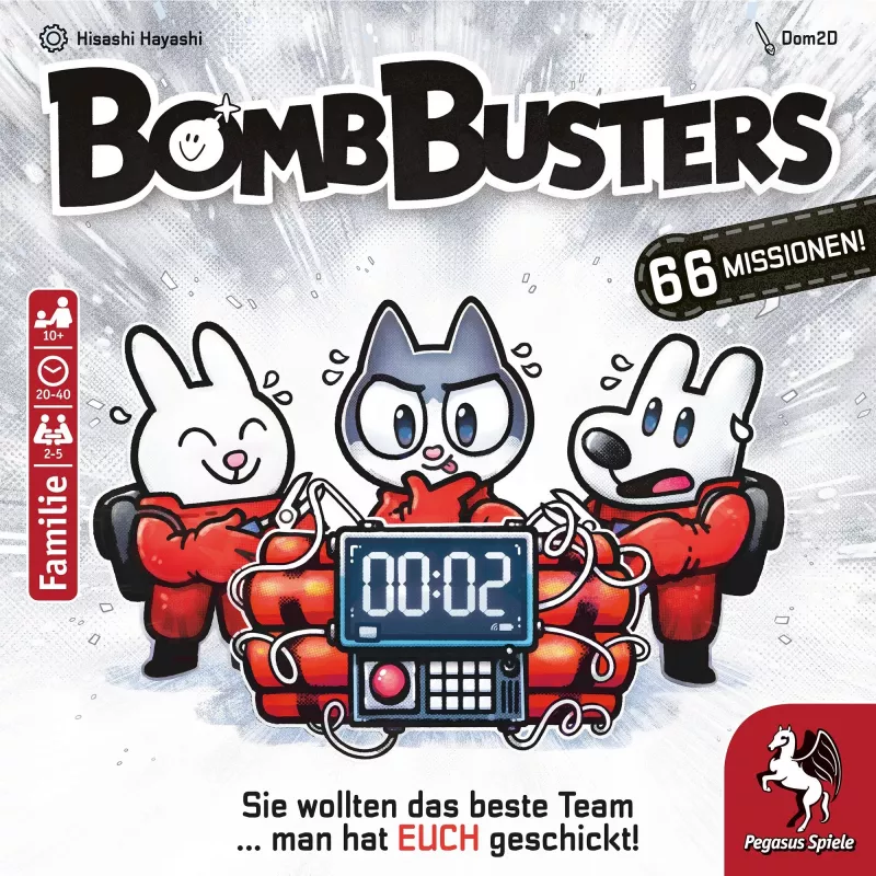 Pegasus Spiele Pegasus Bomb Busters (Spiel des Jahres 2025) – Familienspiel