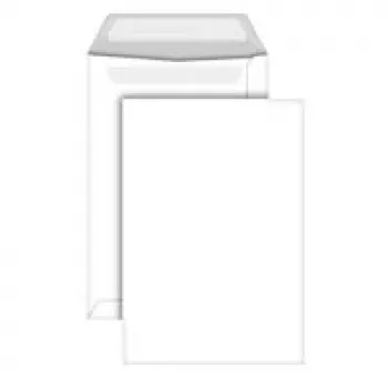 Dokumentenhülle MAILmedia VSD-TASCHE B5 Weiß 90g – Papier-Dokumentenhülle für B5-Blätter