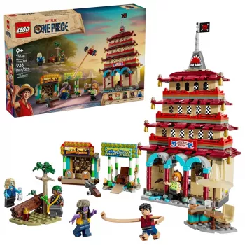 LEGO-Set One Piece Arlong Park 75638 – 926 Teile, 5 Minifiguren, empfohlen ab 9 Jahren, detaillierte Szenerie