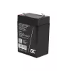 UPS-Batterie Grün Cell AGM15, 6 V, 4 Ah, verschlossene Blei-Säure-Batterie (VRLA), schwarz, 680 g