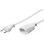 Stromverlängerungskabel e+p SVE 2 3m 1 AC-Steckdose Weiß