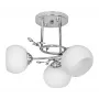 Activejet Classic Decken-Kronleuchter-Pendelleuchte IRMA Nickel dreifach 3xE27 für Wohnzimmer