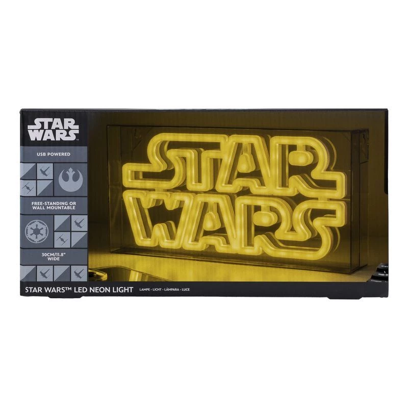 LED-Neonlicht Paladone Star Wars Design PP13123SW — dekoratives LED-Schild für Wand oder Regal