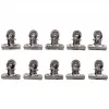 MAUL Briefklemme aus Metall, Farbe: Nickel, Breite: 30 mm Klemmweite: 10 mm, Selbstbedienungsverpackung (21730-96)