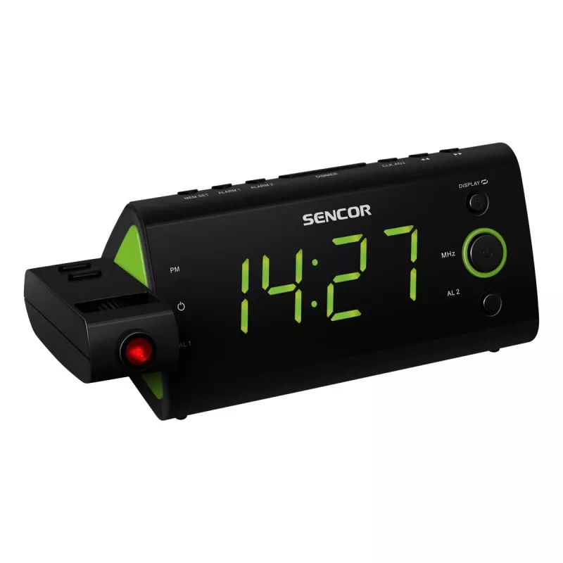 SRC 330GN Radiowecker mit Zeitprojektor