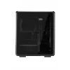 PC Midi Tower Cooler Master MasterFrame 500 Mesh — Schwarz mit transparenter Seite, unterstützt ATX/EATX, 2x200 mm vorne, 1x120 mm hinten
