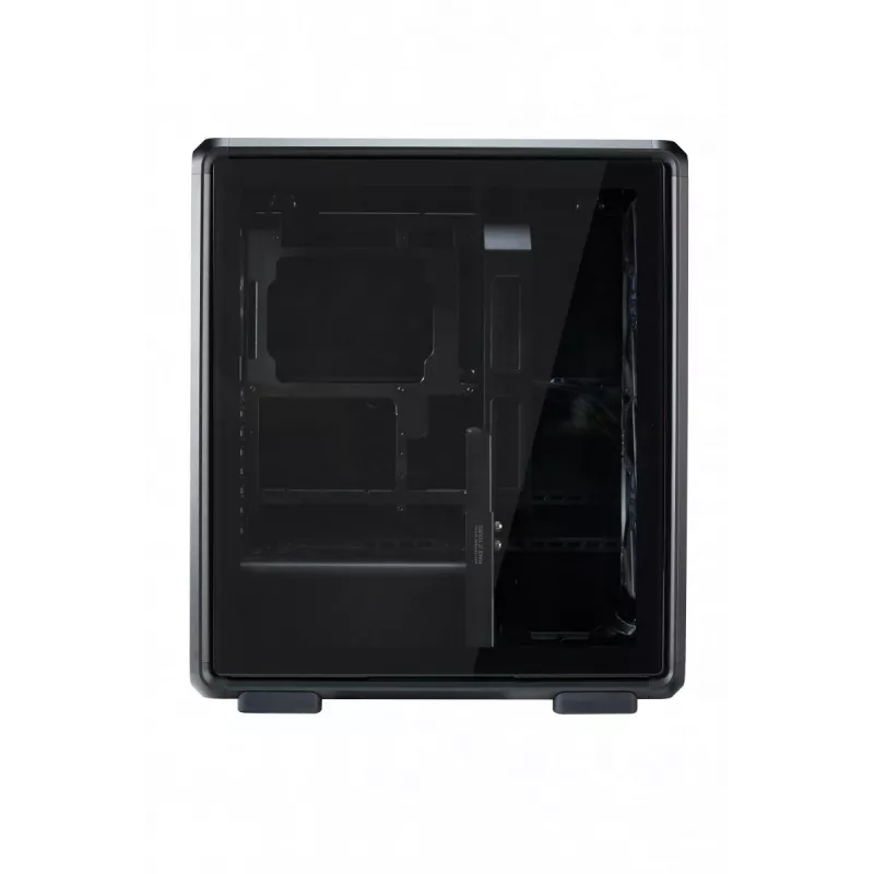 PC Midi Tower Cooler Master MasterFrame 500 Mesh — Schwarz mit transparenter Seite, unterstützt ATX/EATX, 2x200 mm vorne, 1x120 mm hinten