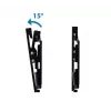Wall TV mount ESPERANZA ERW010 for 14 inch–50 inch (35.6–127 cm), tilt 15°, VESA 75x75–200x200, max load 25 kg, Schwarz
