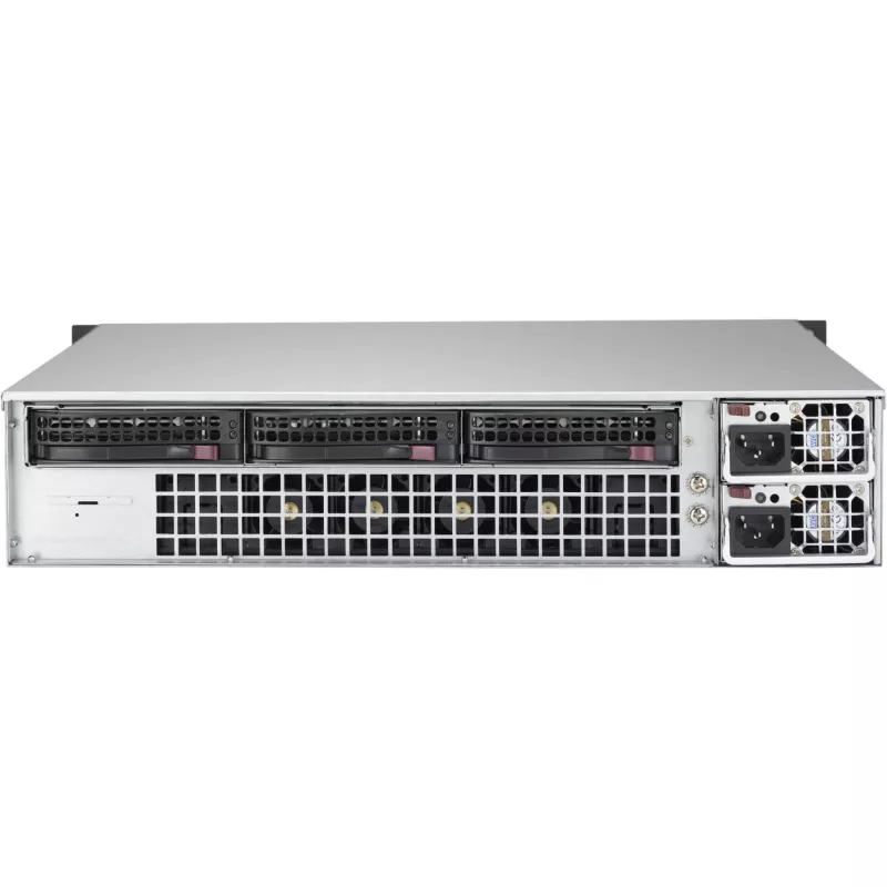 Super Micro Supermicro SC823M TQC-R802LPB - Rack - Rack-montierbar - 2U - Verbessertes, erweitertes ATX - SATA/SAS - Hot-Swap 800 Watt - Schwarz (CSE-823MTQC-R802LPB)