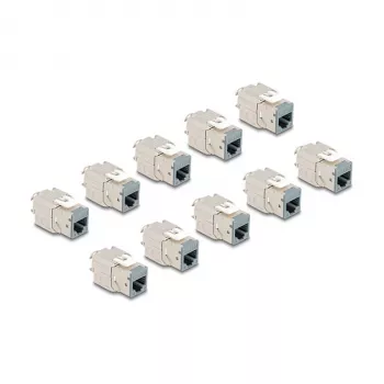 DeLOCK Keystone-Modul 88120 Flach RJ-45 Grau 10 Stück