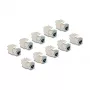 DeLOCK Keystone-Modul 88120 Flach RJ-45 Grau 10 Stück