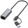Ethernet-Adapter ALLNET ALL-NC-2.5G-USBC_A USB 3.0 Type-C & Type-A 2,5 Gbps Multi‑Gigabit LAN