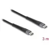 USB-Kabel DeLOCK 81126 USB 2.0 3m USB C Schwarz