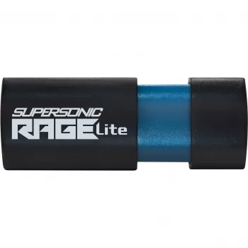 Flash-Laufwerk PATRIOT Rage Lite 512GB 120 MB/S USB 3.2 einziehbar Schwarz (PEF512GRLB32U)