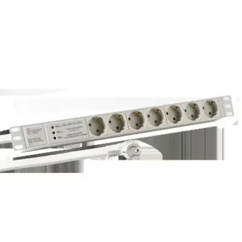 EFB Elektronik EK631DE.3GR Stromverteiler 2 m 7 AC-Ausgänge Innenbereich Hellgrau