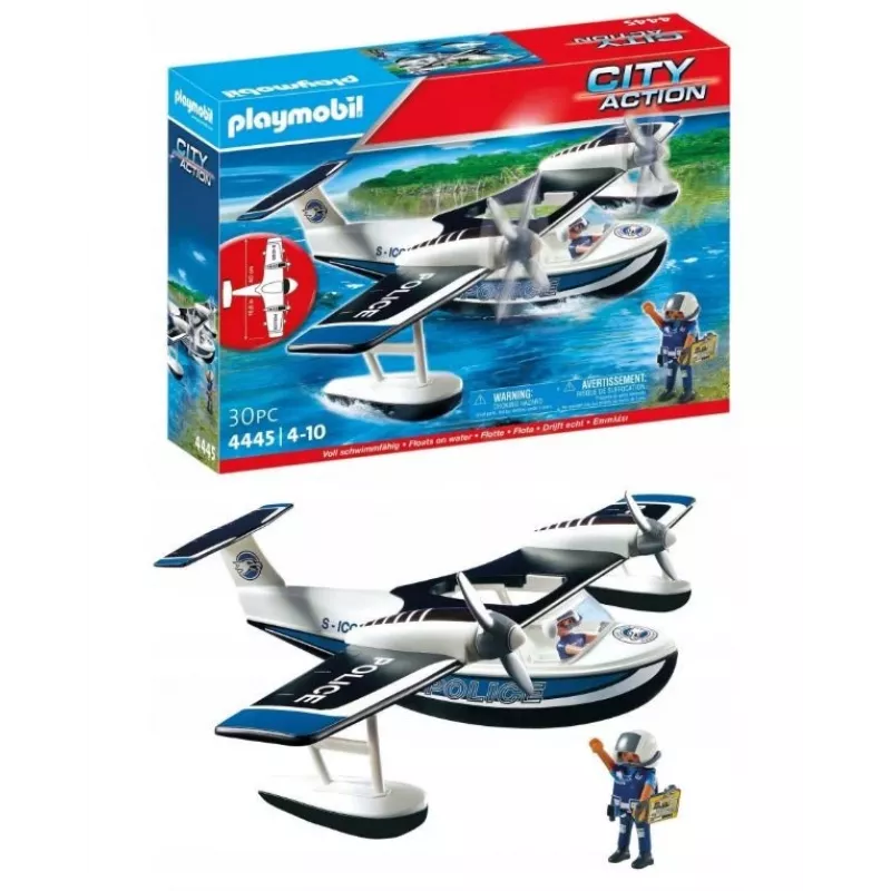 Figurenset City Action 4445 Polizei-Wasserflugzeug