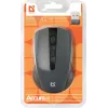 Kabellose optische Maus DEFENDER MM-935 RF, beidhändig, 1600 DPI, grau, USB-Empfänger, AAA-Batterien