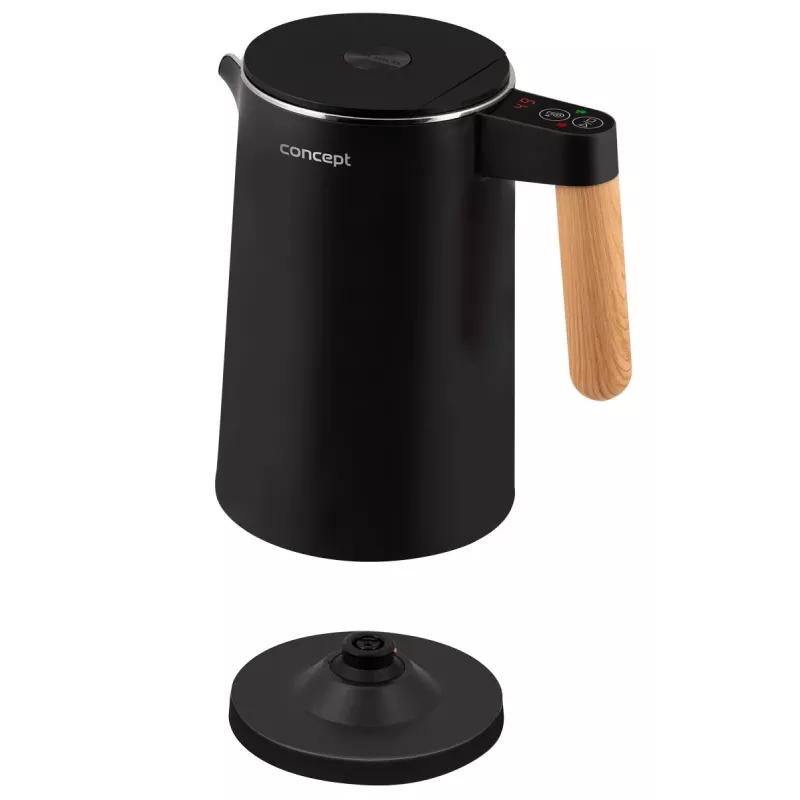 Wasserkocher doppelwandig 1,5 L Concept Schwarz RK 3301