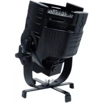 Bodenstativ EUROLITE FS-1 — schwarzes verstellbares Stativ für PAR-Scheinwerfer