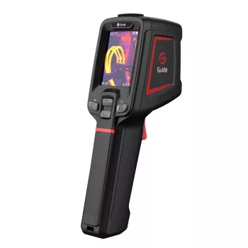 Wärmebildkamera Guide Sensmart E1+ — 120×90 px Wärmesensor, 240×180 px max., 2,4 Zoll LCD, Wi‑Fi, IP54, -20–550°C