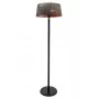 TunaBone Elektrischer Stand-Terrassenheizer, Doppelte klare Halogen-Heizlampen | TB1821SH-01 | Terrassenheizer | 2100 W | Schwarz