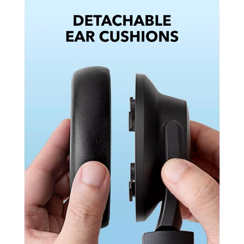 Over-Ear-Kopfhörer Anker Soundcore Q11i, Bluetooth 5.0, bis zu 20 h Akku, eingebautes Mikrofon, dunkelgrau