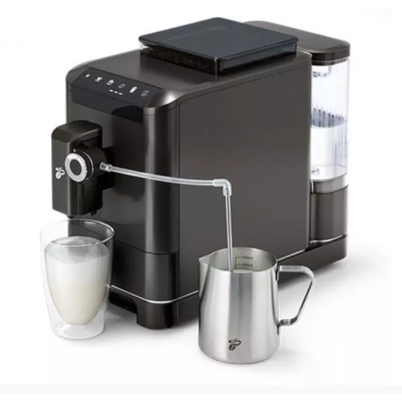 Espressomaschine Tchibo Esperto2 Milk schwarz — integrierter Milchaufschäumer, automatischer Espressovollautomat für die Arbeitsplatte