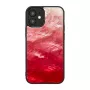 Schutzhülle iKins für Apple iPhone 12 mini — Pink Lake mit schwarzen Akzenten
