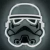 Wandmontierbare LED-Neonleuchte Paladone Stormtrooper Modell PP14595SWVN, dekorative Star Wars-Beleuchtung
