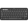 Logitech Pebble Keys 2 K380s – Tastatur – kabellos – Bluetooth LE – QWERTY – Nordic (Dänisch/Finnisch/Norwegisch/Schwedisch) – Tonal Graphite (920-011879)