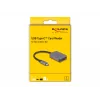 DeLOCK USB Typ-C Kartenleser Aluminium SD Micro SD 5000 Mbit/s