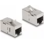DeLOCK 87161 Keystone-Modul Flach Metallisch RJ-45