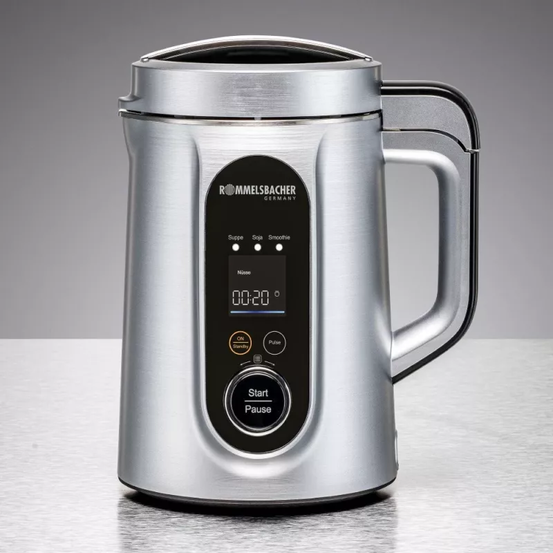 Suppen- und Pflanzendrink-Maker Rommelsbacher SVD 1400, 1,3 L, 1400 W, Silber, Kunststoffgehäuse